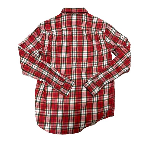 RED PLAID RALPH LAUREN SHIRT SZ S BUTTON FRONT 100% COTTON DENIM & SUPPLY MENS - Picture 4 of 4